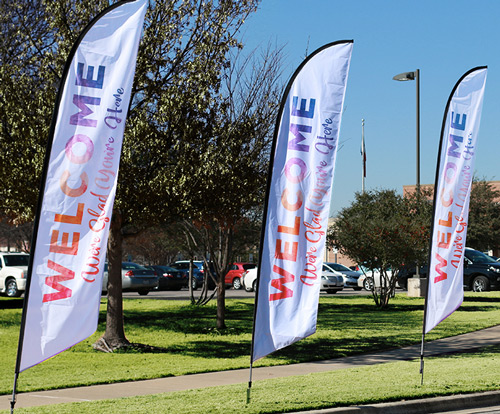 Feather Flag banners for churches